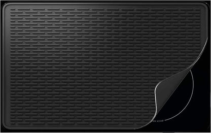YUHFERA Stove Top Cover for Electric Stove - Silicone Stove Mat for Glass Top, Glass Cooktop Protector For Kitchen,Multi-functional Oven Covers for Electric Stove (Black,28 x 20)