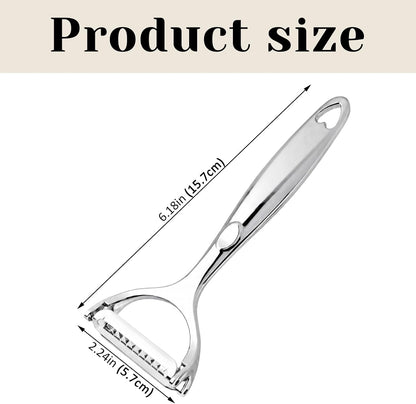 2-in-1 Julienne Peeler Vegetable Peeler for Kitchen, Peeling and Shredding, Vegetable Peeler Julienne Slicer for potato, cabbage, carrot, cucumber,fruit