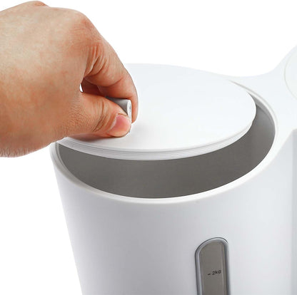 Dual Rice Dispenser, Grain Holder Beans Cereal Dispensers, Rice Storage Container with 2 Measuring Cup, with Airtight Lid, for Home Kitchen Countertop Organization (White Grey)