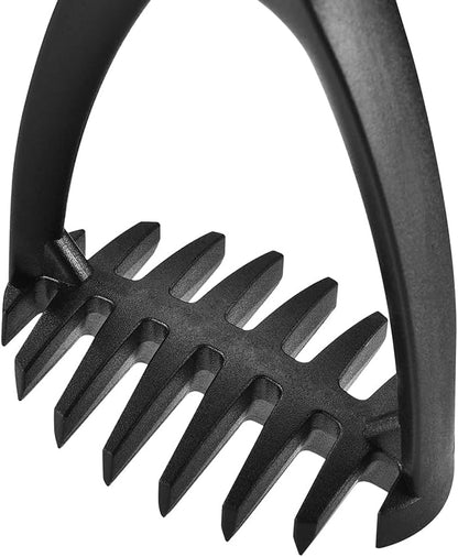 Nylon Potato Masher - Non-Scratch, Dishwasher Safe Tool for Mashed Potatoes, Avocado - Plastic Meat Chopper, Heat Resistant Masher for Hamburger, Ground Beef Smasher Tool