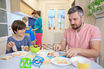 Sandwich Cutters for Kids Bread Vegetable Fruit Cookie Cutter Bento Box Complete Supplies and Accessories and Uncrustable Sealer for Boys and Girls Kids Lunch