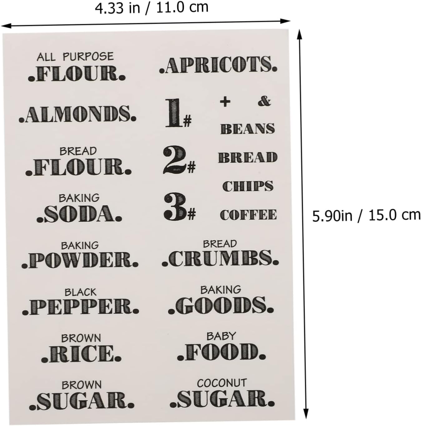 Lurrose 132-Piece Waterproof Food Organizer Labels Date Stickers for Food Storage for Fridge Pantry Use