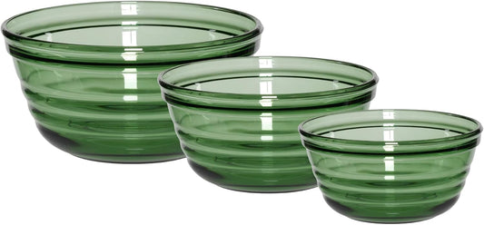 Anchor Hocking 10 Piece Mixing Bowl Set, Nesting Serving Bowls & Mixing Bowls (1 oz, 2 oz, 4 oz, 6 oz, 10 oz, 16 oz, 1 Qt, 1.5 Qt, 2.5 Qt, 3.5 Qt)
