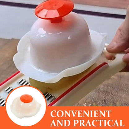 Garneck Vegetable Hand Guard Food Safety Holder for Mandoline Slicer and Grater Finger Protector for Safe and Stable Vegetable Cutting and Slicing Kitchen Mandolin Guard 4.40X4.13X2.16 Inches