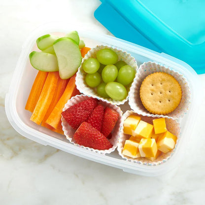 Reusable Silicone 12 Count Standard Muffin, Cupcake, or Snack Baking Cups Muffin Liners, Multi-Color Confetti, Dishwasher Safe