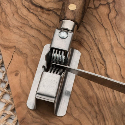 Kings County Tools Manual Handheld Knife Sharpener with Bubinga Handle