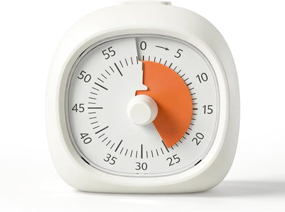 Visual Mechanical Timer, 60-Minute Wind Up Kitchen & Classroom Timer