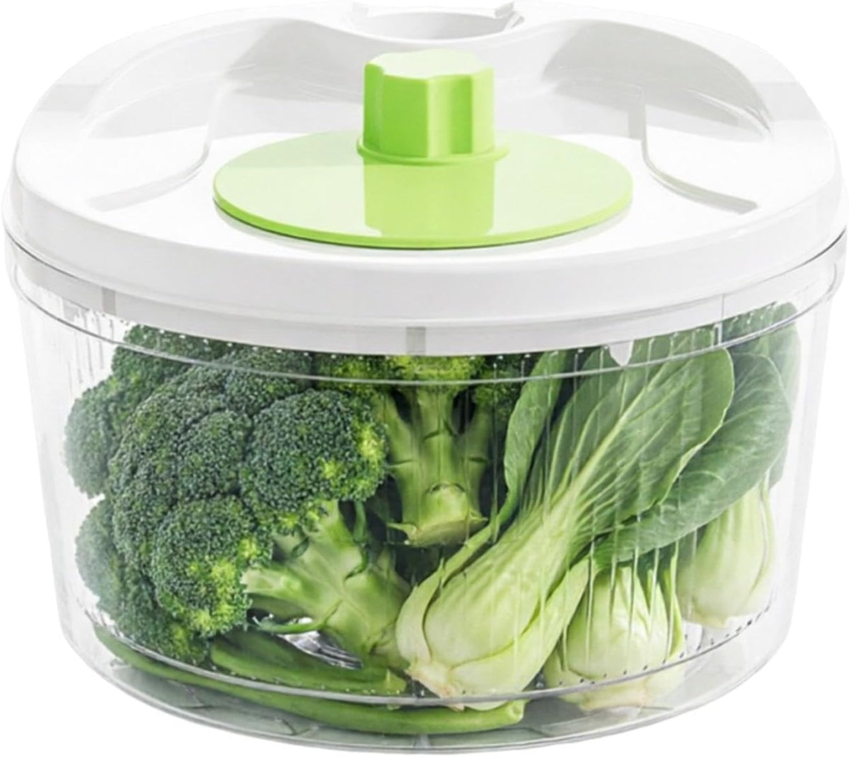 Salad Spinner, Fruit Cleaner Spinner Bowl With Swivel Handle
