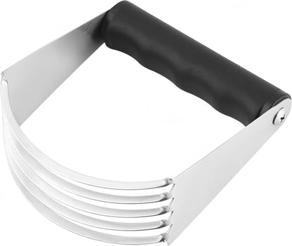 Heavy-Duty Dough Blender，Pastry Butter Cutter，Non‑Slip Handle Baking Tool