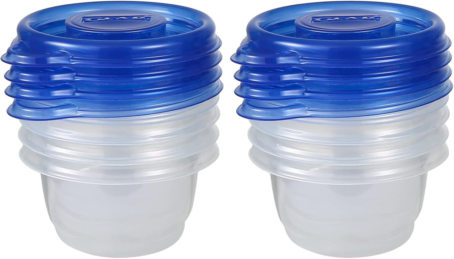 Glad GladWare Tall Entree Food Storage Containers with Lids, Large Square BPA Free Plastic for Meal Prep and Lunches, Lock Tight Seal, Microwave and Dishwasher Safe, 42 Oz, 3 Count