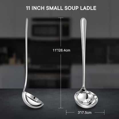 KEAWELL Premium Verona 11-Inch Soup Ladle (1, 11" Soup Ladle)