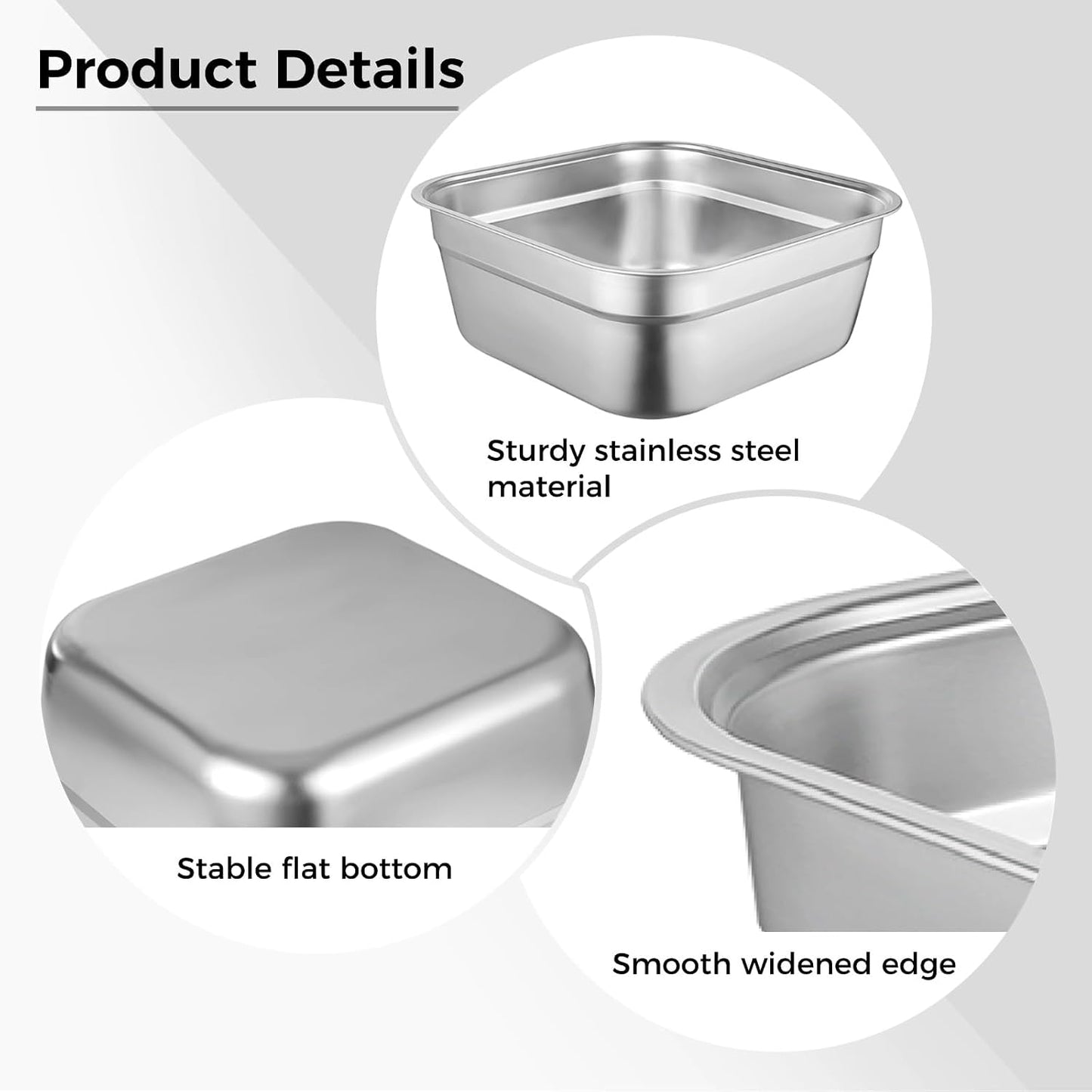 yeesport 2-in-1 Washing Up Bowl Set, Stainless Steel Dish Tub with Colander, Fruit Vegetable Washing Basin, Multi-purpose Bowl Kit for Washing and Draining Rice, Pasta, Food Strainer Mixing Bowl