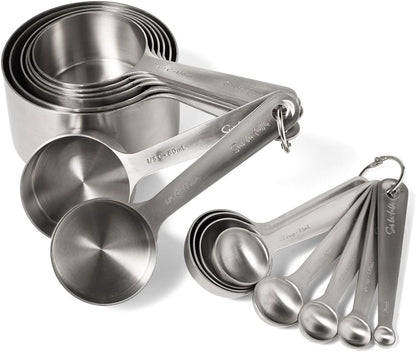 Sur La Table 16-Piece Ultimate Measuring Set, Silver