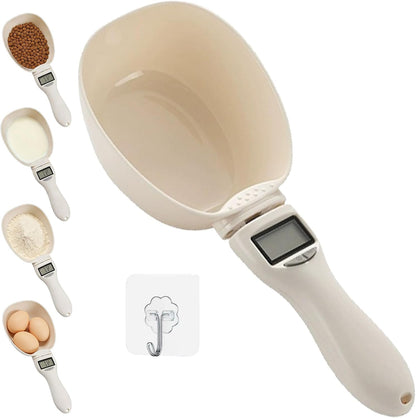 2026 New Digital Measuring Spoon, Electronic Measuring Spoon, Digital Food Measuring Scoop Scale Cup With LCD Display, 800g/1g High Precision, for Dog Cat Pet Food, Daily Meals Kitchen Gadgets (1)