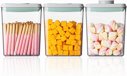 2 Pack 88oz/11 Cups Large Glass Storage Containers with Lids, High Borosilicate BPA Free Airtight Leakproof Meal Prep Containers for Microwave, Freezer & Dishwasher, Kitchen, Gym & Picnic,Baking