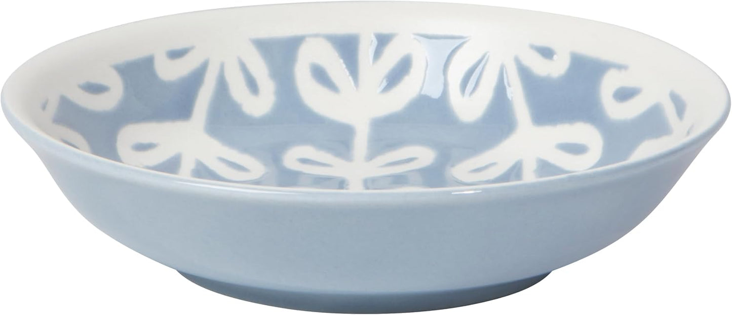 Now Designs Dewdrop Pinch Bowls Set of 6, 100% Stoneware, 2 oz Capacity, Dishwasher & Microwave Safe