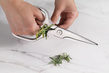 Cangshan Forged Stainless Steel Kitchen Shears with Satin Finish and Blade Guard