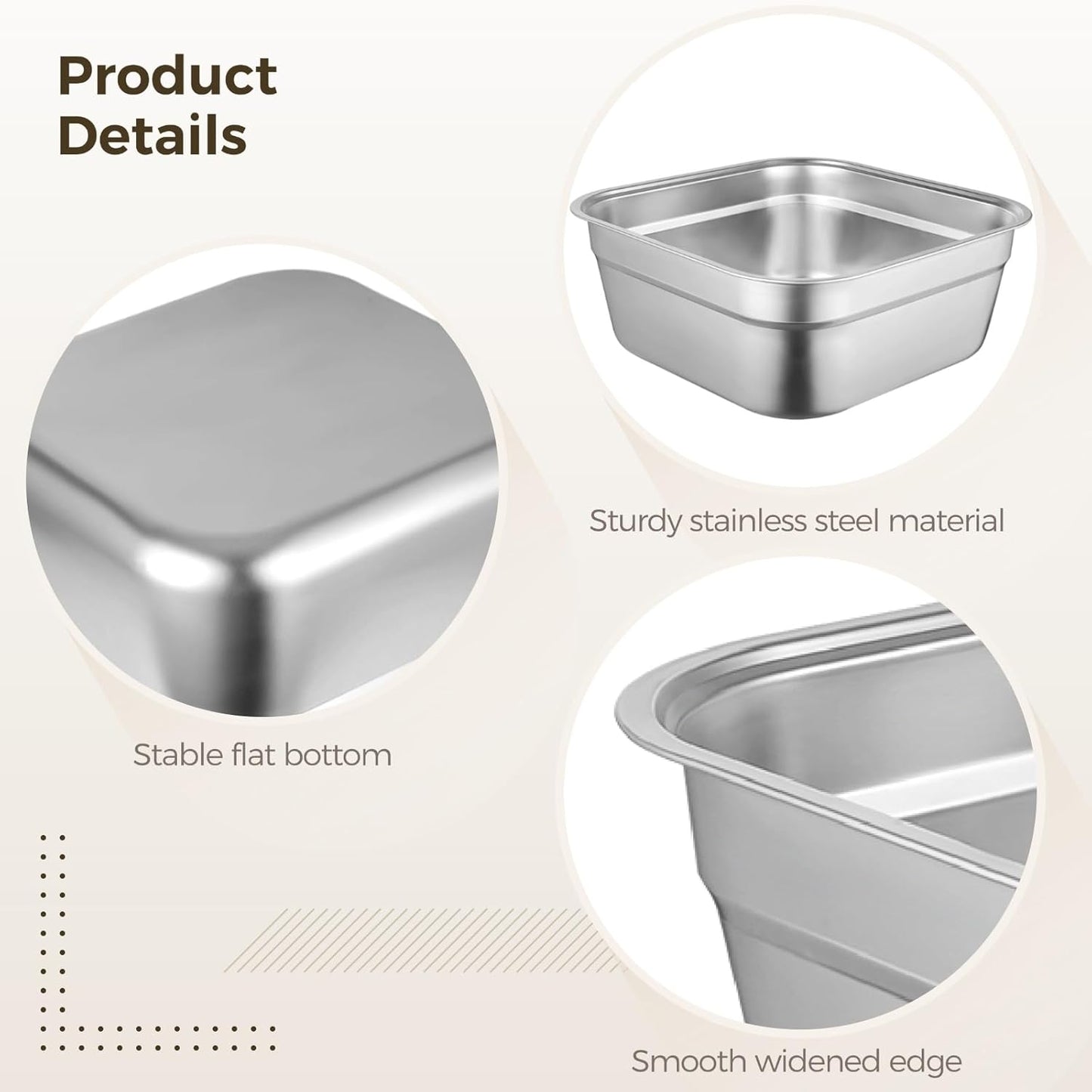 yeesport 2-in-1 Washing Up Bowl Set, Stainless Steel Dish Tub with Colander, Fruit Vegetable Washing Basin, Multi-purpose Bowl Kit for Washing and Draining Rice, Pasta, Food Strainer Mixing Bowl