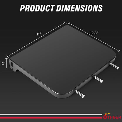 Upgraded Grill Table for Weber Kettle 22"/18"/26", Master Touch 22", Smokey Mountain, Recteq Pellet Grill RT-B380, Prep Station with Cutting Board, Basin, 4 Hooks, Shelf for Weber Kettle Accessories