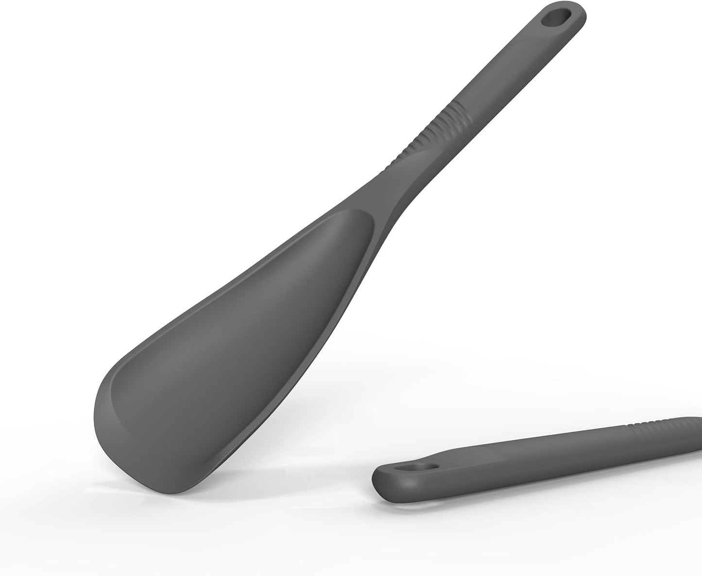 Silicone Cooking Utensils Set - 600°F Heat Resistant, Nonstick Kitchen Utensil Set with Spatulas, Spoons, Whisk, Tongs, BPA Free, Dishwasher Safe, Black