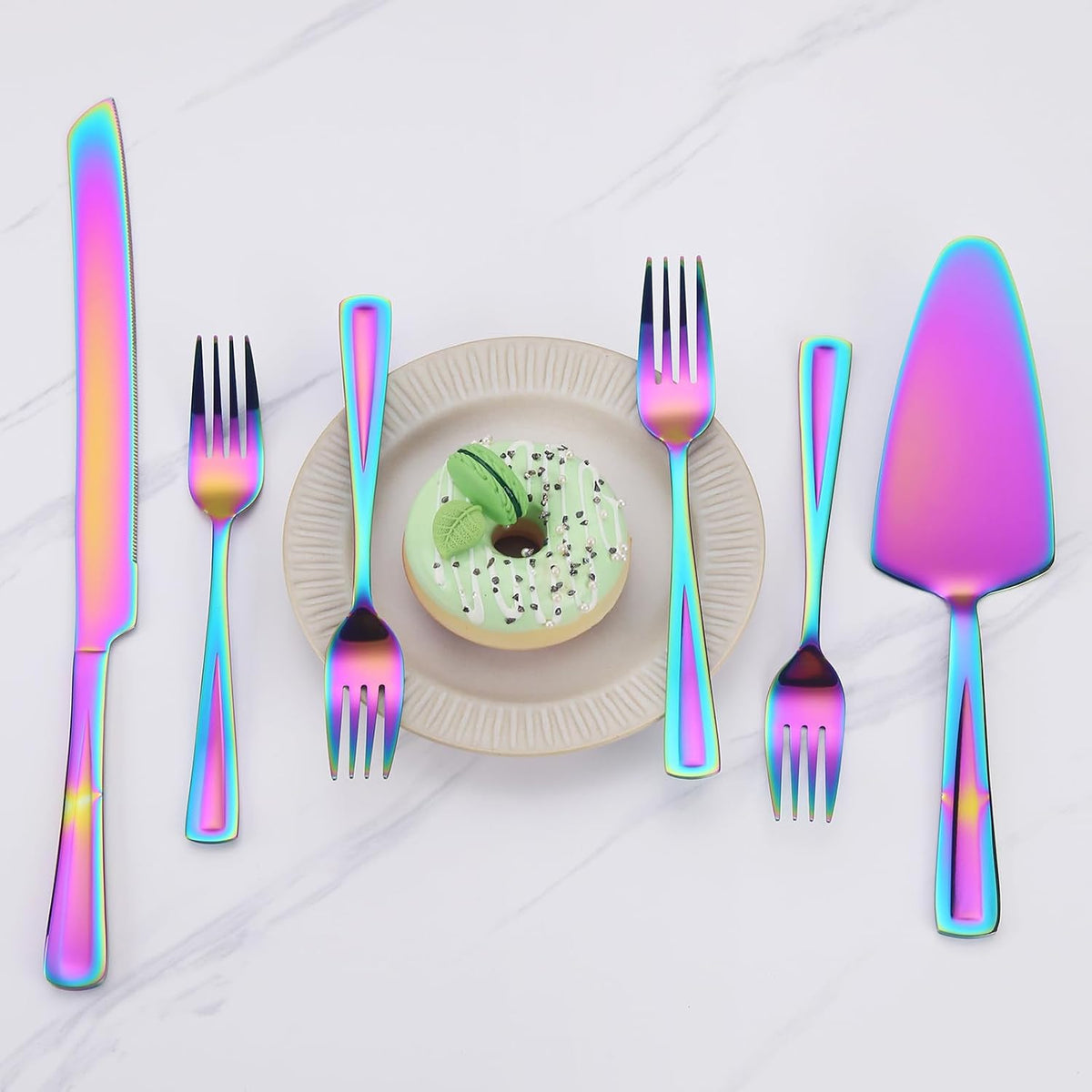 GoGeiLi Stainless Steel Wedding Cake Cutting Set