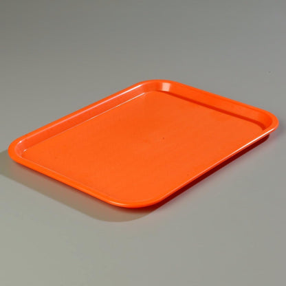 Carlisle FoodService Products Café Cafeteria Tray, Fast Food Tray for Restaurant or Commercial Use, 14" x 18", 1 Count, Black