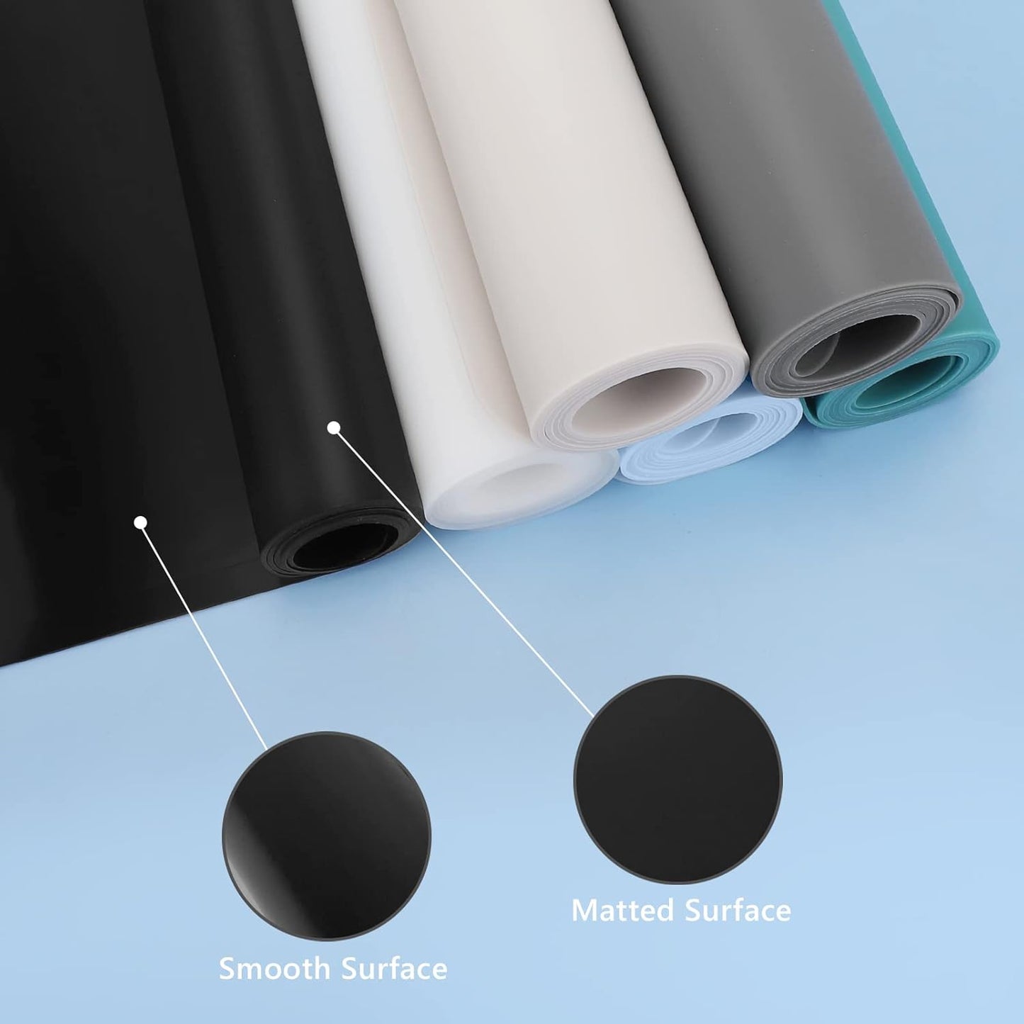 Gartful Extra Large Silicone Mats for Countertop, 28" by 20" Multipurpose Mat, Counter Table Protector, Desk Saver Pad, Placemat Nonstick Nonskid Heat-Resistant Pad, Black