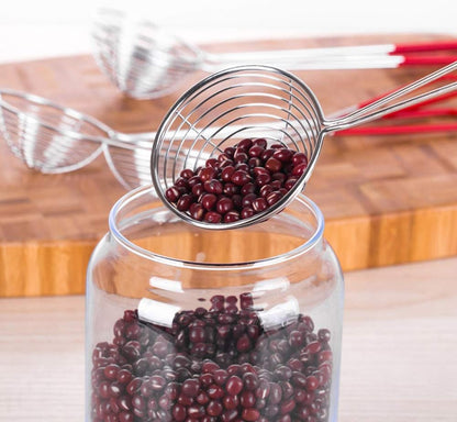 Mini Strainer Spoon, Stainless Steel Spider Skimmer Spoon, Hot Pot Strainer