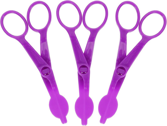 uxcell 3Pcs Flower Lifter Cake Decorating 5.1x2.2" Fondant Tool Purple
