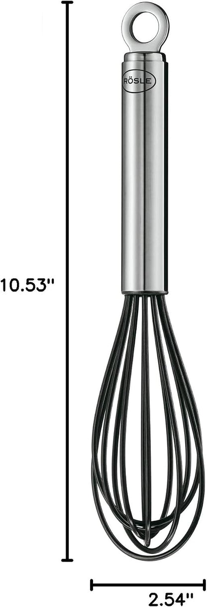 Rosle USA Kitchen Collection Stainless Steel Balloon Egg Whisk, 10.6", Stainless