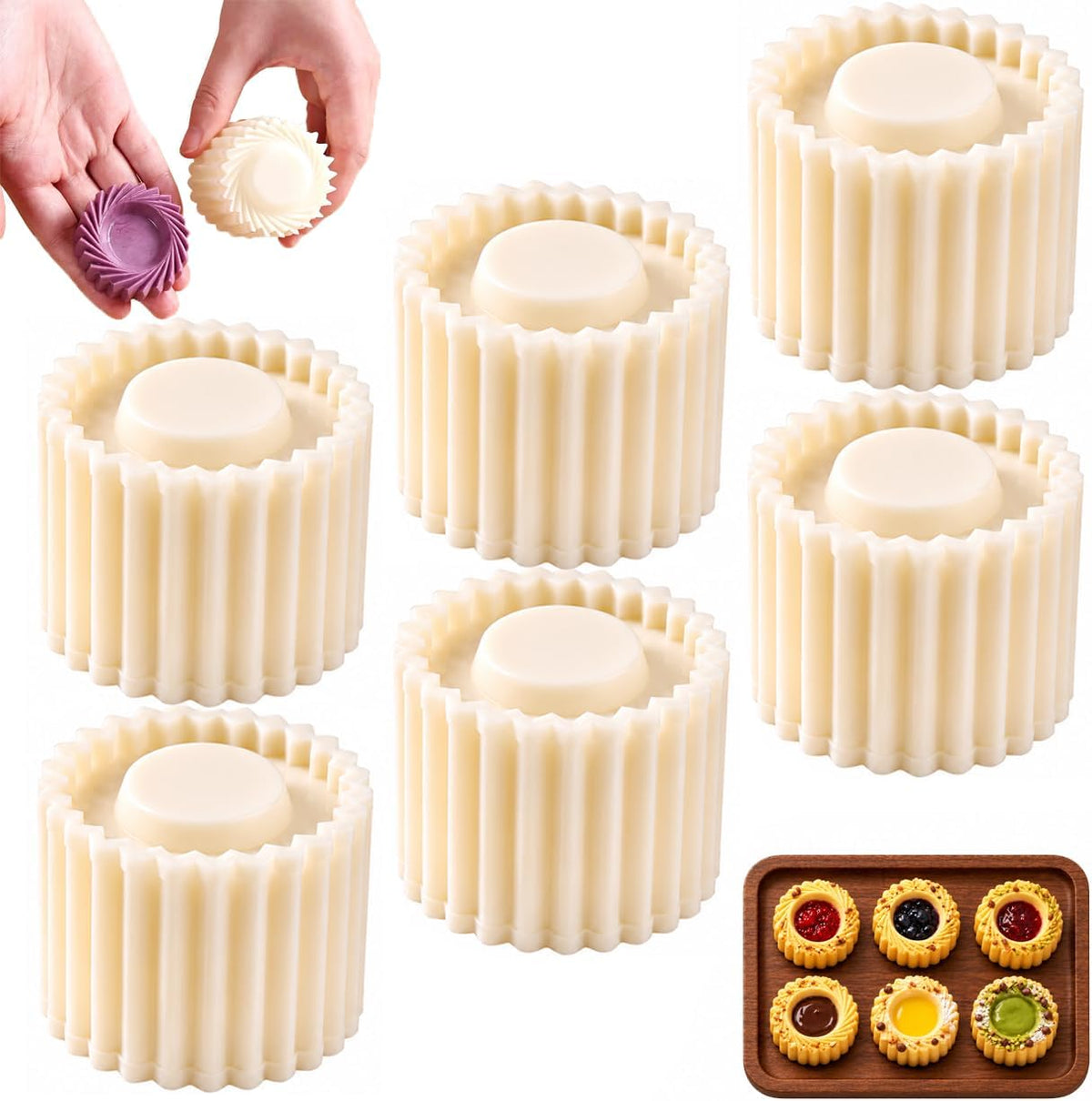 Cookie Press Mold Creative Double Ended Pastry Mold for DIY Pastry Mooncake