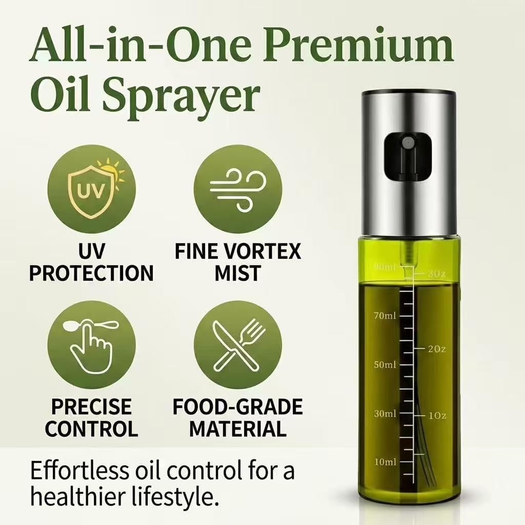 Oil Sprayer for Cooking - Olive & Avocado Oil Spray Bottle