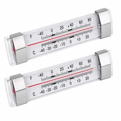 2 Pack Fridge Refrigerator Freezer Thermometer for Kitchen,Restaurant