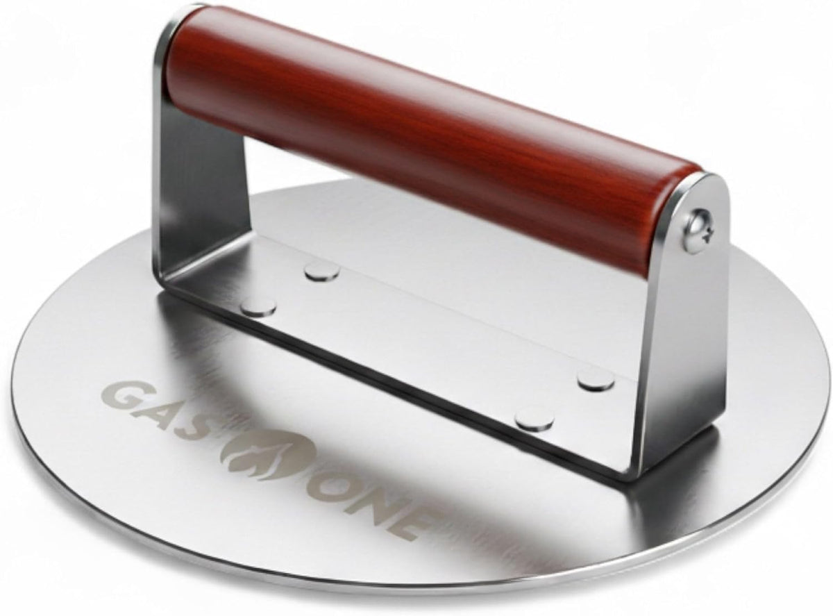 GasOne XL Burger Press – 8.5-inch Burger Press Patty Maker – Stainless Steel Hamburger Smasher Tool with Ergonomic Handle – Meat Smasher for Burgers, Bacon, Grilled Sandwiches