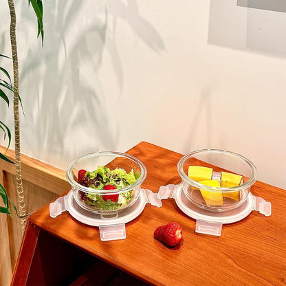 16oz Square Glass Food Storage Containers With Lids, 2 Cup Square Glass Food Containers With Lids, BPA free Small Meal Prep Bowls for leftovers, Dishwasher, Freezer Safe (8Pack)