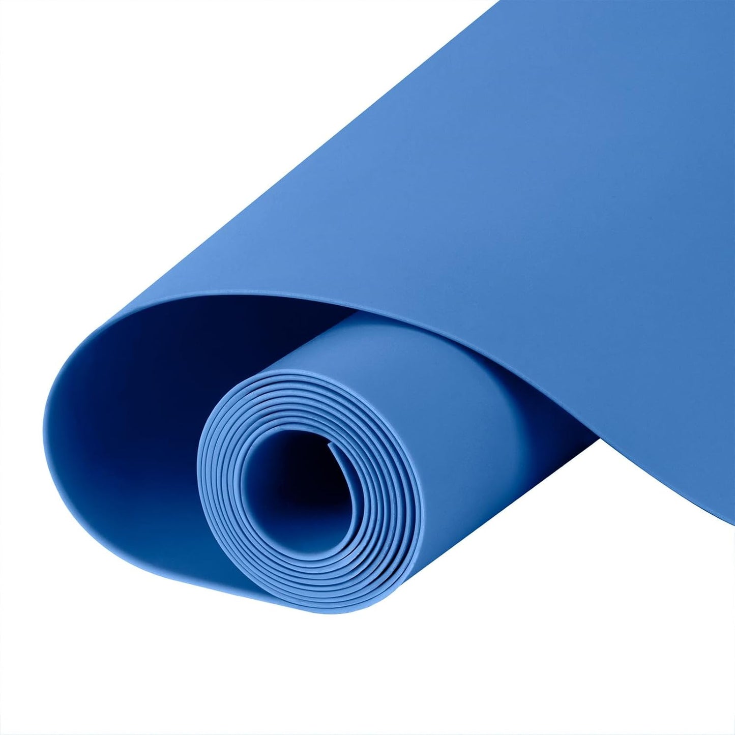 Silicone Mat Heat Resistant Mats for Countertop, Large Silicone Mats for Crafts Kitchen Counter Workbench Table protector, Size 36x24 inches Thick 2mm,Rolled Package,Light Blue