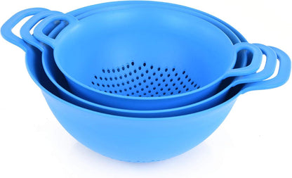 Mintra Home Colanders 3pk (Assorted 3pk, Black)