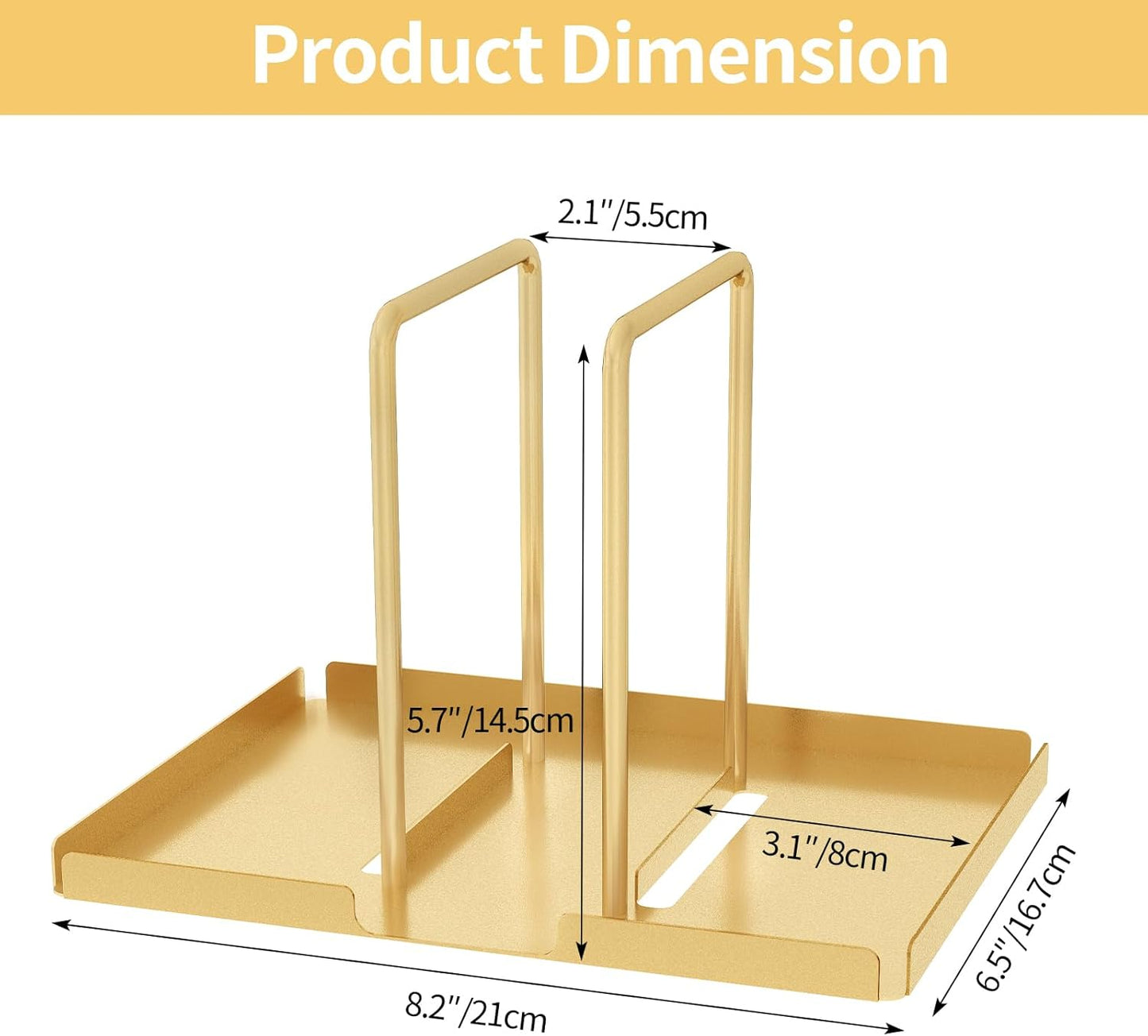 LSK Napkin Holder, Metal Napkin Holder for Table with Salt and Pepper Shakers Caddy, Napkin Storage Dispenser for Kitchen Dinner Table and Picnic Decors, Gold
