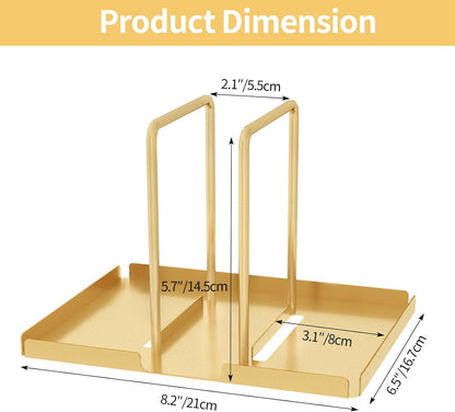 LSK Napkin Holder, Metal Napkin Holder for Table with Salt and Pepper Shakers Caddy, Napkin Storage Dispenser for Kitchen Dinner Table and Picnic Decors, Gold