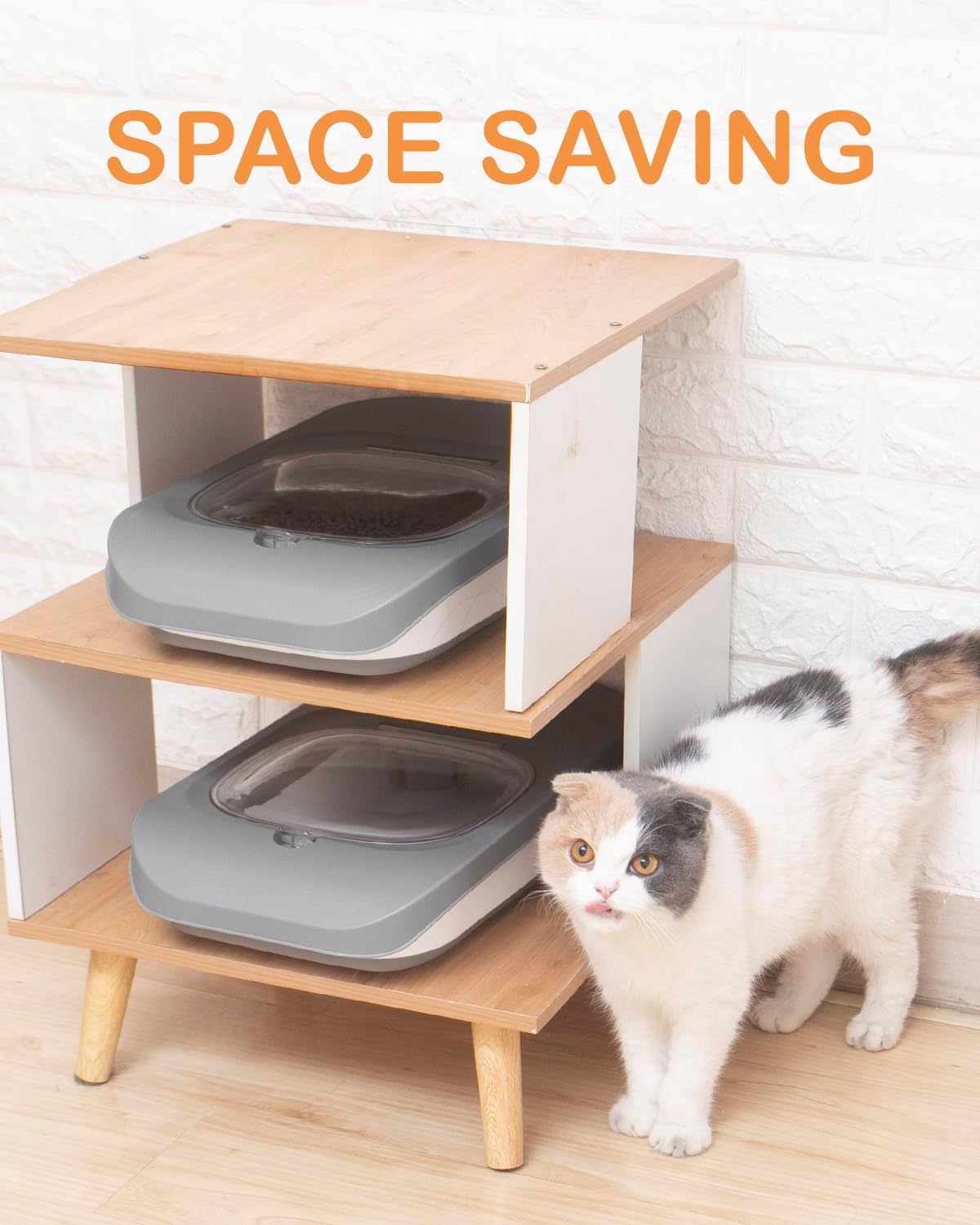 25-28Lbs Dog Food Storage Container Airtight,Collapsible Pet Food Storage | Dog Food Container with Handle,Wheels,Double Airtight Seal Fresh,Save Space,Pest/Mouse-proof,Small Cat Food Container,Scoop