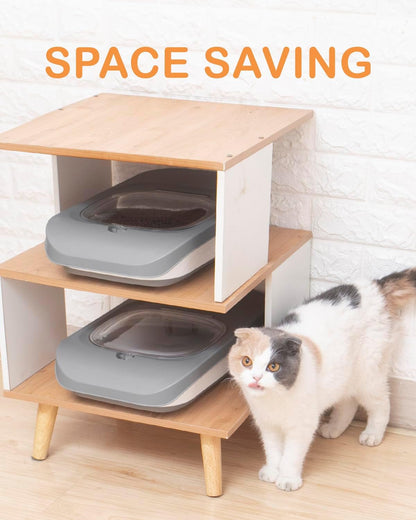 25-28Lbs Dog Food Storage Container Airtight,Collapsible Pet Food Storage | Dog Food Container with Handle,Wheels,Double Airtight Seal Fresh,Save Space,Pest/Mouse-proof,Small Cat Food Container,Scoop
