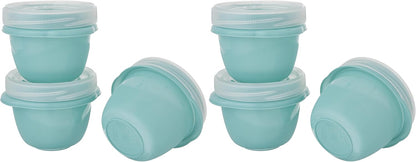 Rubbermaid TakeAlongs Snacking Food Storage Containers, 2 Cups Size - 2 Lids, Trays, and Containers 7S87