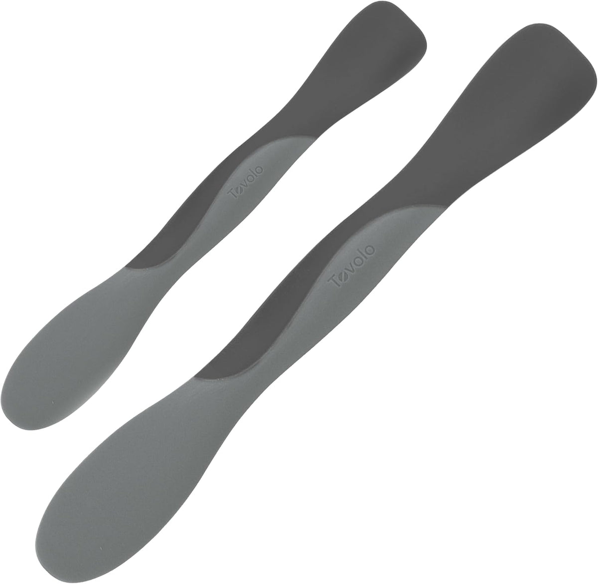 Tovolo Mini Scoop & Spread Tool for Kitchen Meal Prep Small Sandwich Spreader Spatula for Peanut Butter Jelly, Silicone BPA Free Dishwasher Safe Scooper Spreader, Aqua Seafoam Green