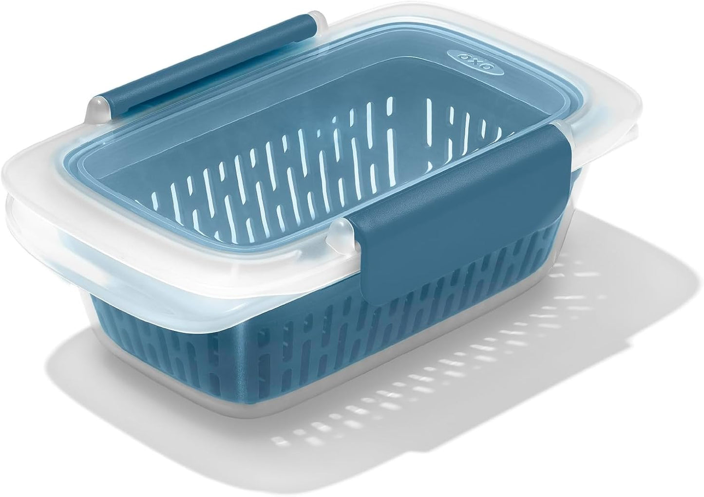 OXO Good Grips Prep & Go Snack & Dip Container, Snack Fuss-Free on the Move, Leakproof Reusable Small Meal Food Storage and Lid, Food Containers with Lids, Snack Organizer, 1.6 Cups/0.4 L