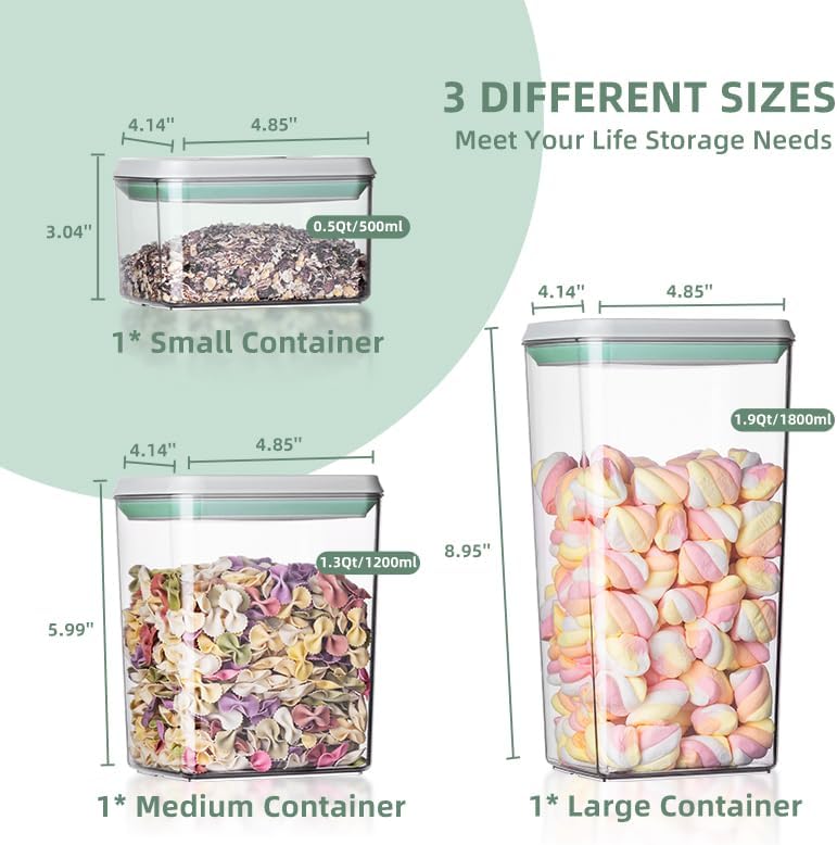 2 Pack 88oz/11 Cups Large Glass Storage Containers with Lids, High Borosilicate BPA Free Airtight Leakproof Meal Prep Containers for Microwave, Freezer & Dishwasher, Kitchen, Gym & Picnic,Baking