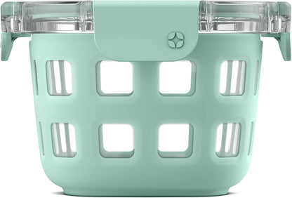 Ello Duraglass Glass Meal Prep Sets Leak-Proof Glass Food Storage Containers with Airtight BPA-Free Plastic Lids, Dishwasher, Microwave, and Freezer Safe