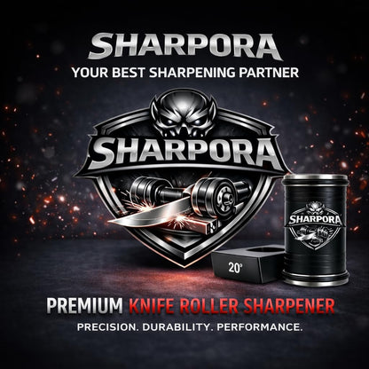Rolling Knife Sharpener System, 3 Stage Diamond Discs, 400/1000/3000 Grit