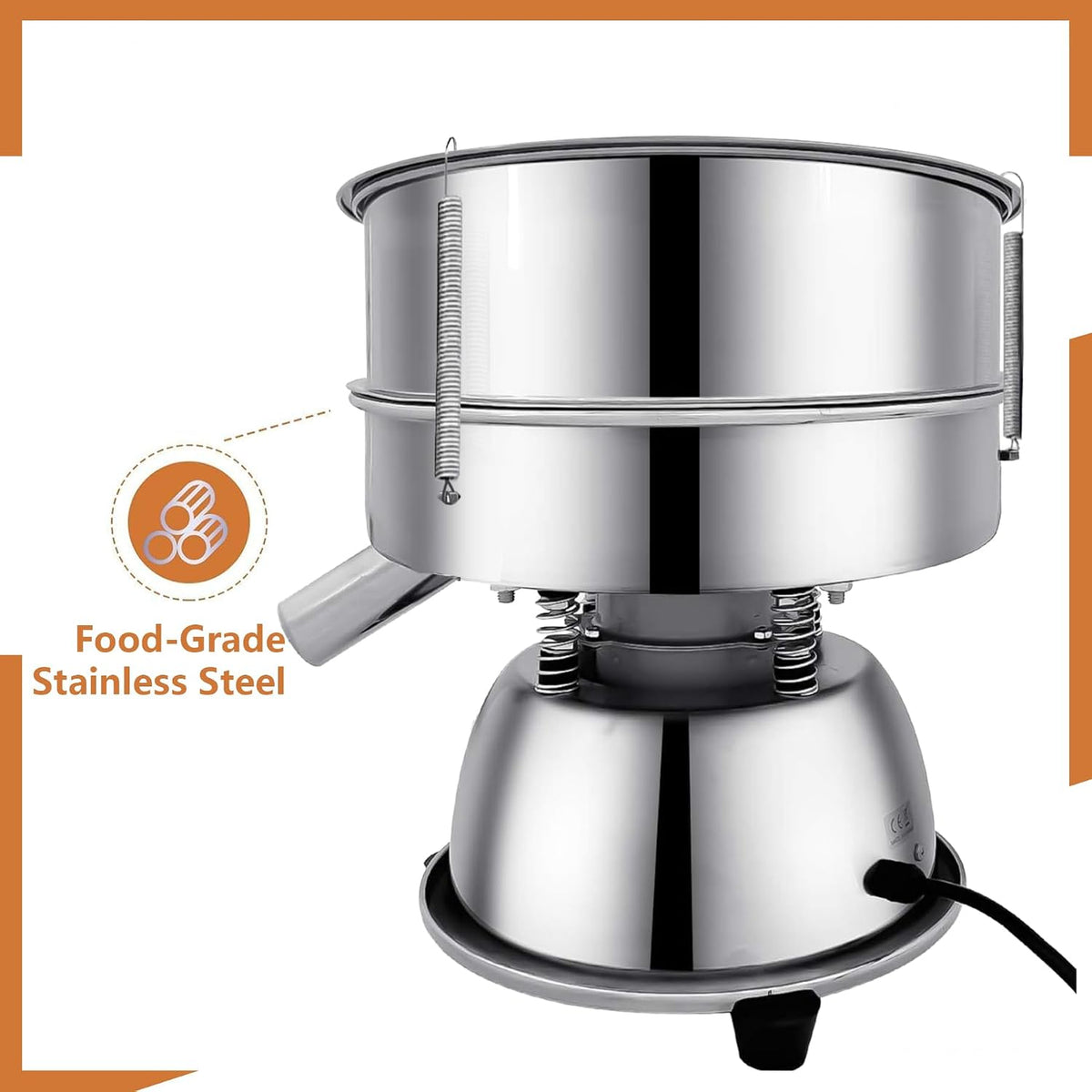 Sidasu Automatic Vibrating Sieve Shaker–40&60 Mesh Flour Sifter