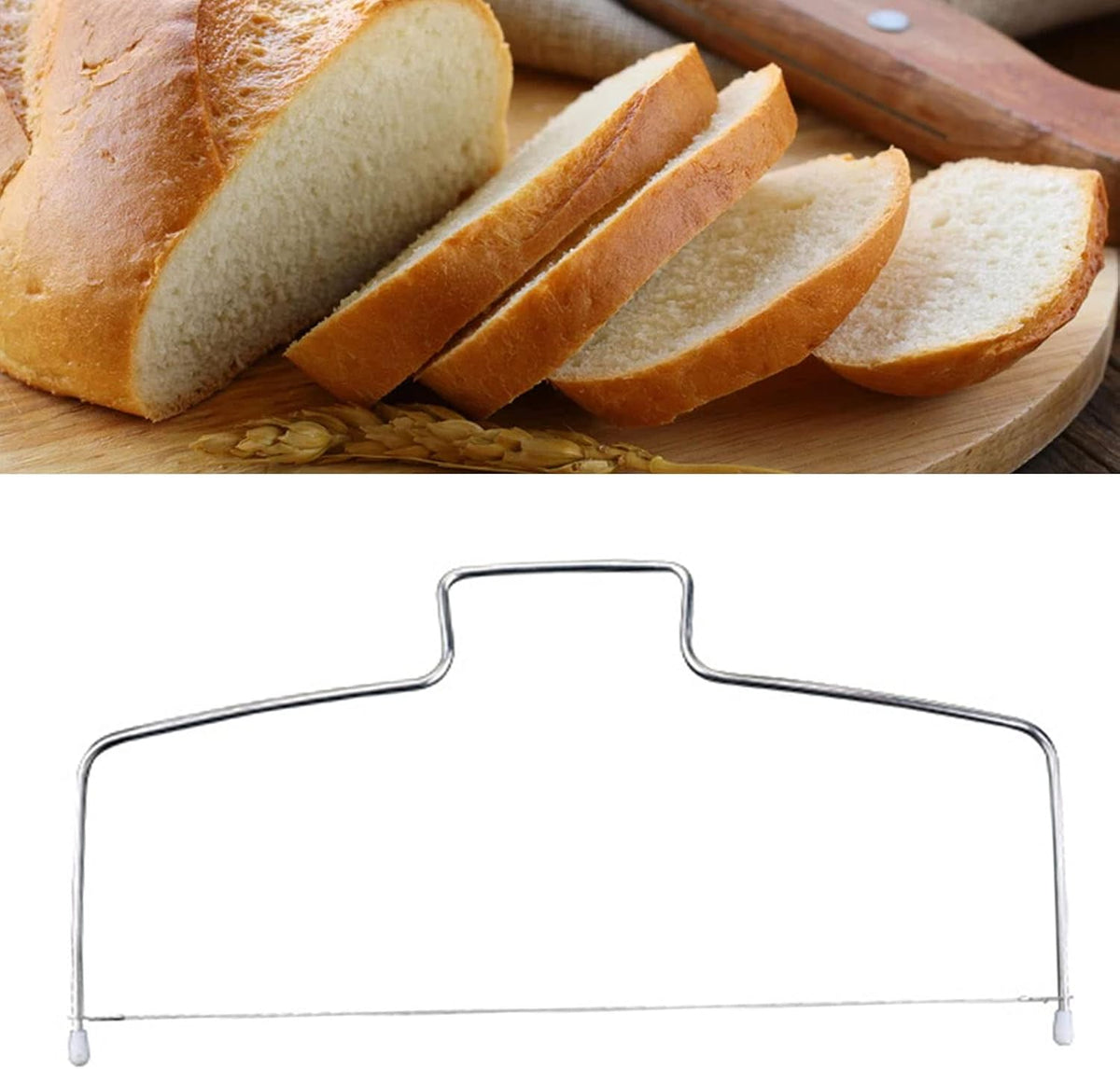 Cake Leveler, Stainless Steel 8 Gear Adjustable Wire Cake Cutter, Cake Slicers Suitable for Kitchen Accessories Baking Tools