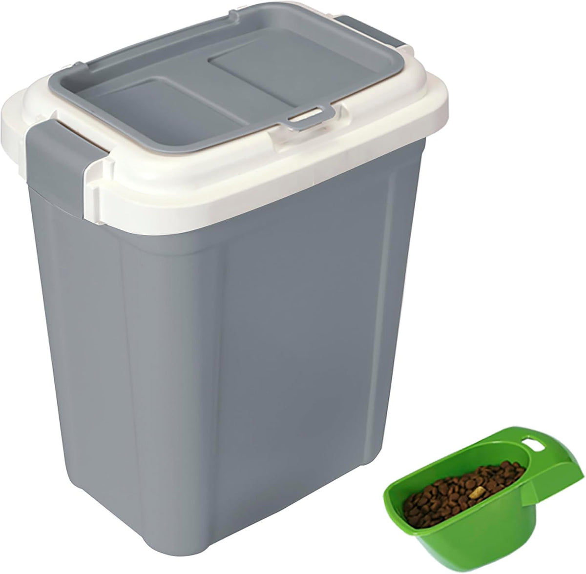 Ashfield & Harkness Airtight Pet Food Storage Container, up to 30 Lbs/ 36 Qt for Dog Cat Bird and Other Pet Food Storage, Easy Acces Including Scoup, Easy Access, Lightweight Keeps Pet Food Fresh